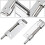 2Pcs Spring Loaded Latches Security Bolt Latch Tone Door Cabinet Hinges 6