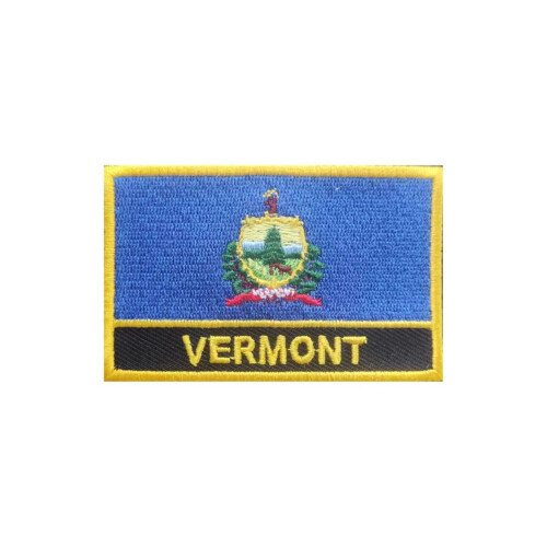 1 PCS Vermont Flag US State Flag Patch