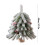 Fankiway Mini Flocked Christmas Tree Decorations 6 Pack 3