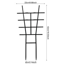 (Large black size (42*22*8cm)) Spliceable Plant Support Rack for Monstera, Orchid, Vine