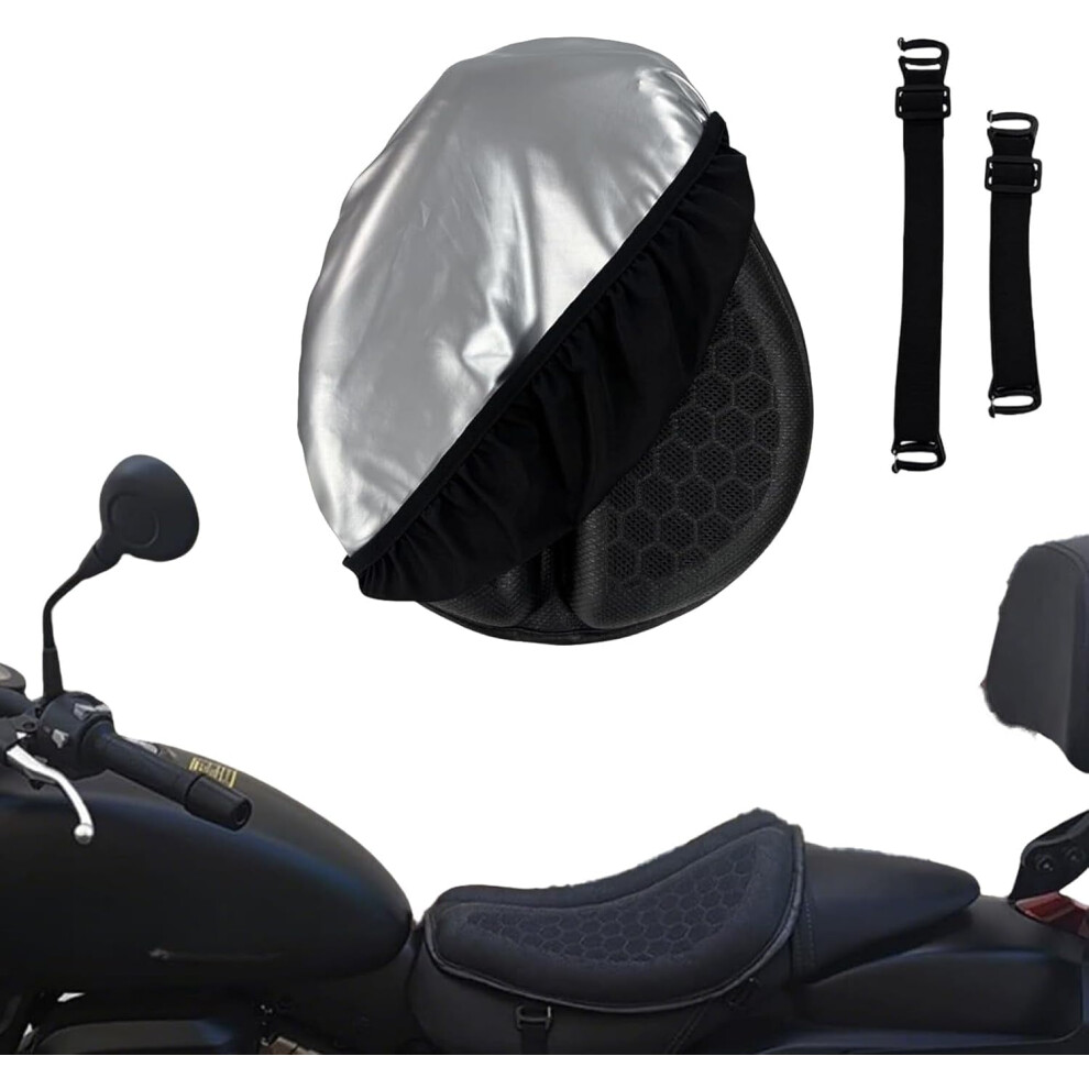 Shake Rider Gel Motorcycle Seat Cushion With 3D Honeycomb Shock Absorption & Breathable Design Â Compatible With Most Motorcycles 9558830220934