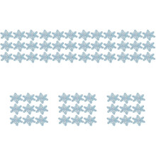 210Pièces Flocon Bleu Ciel DIY Patches Clips Unique