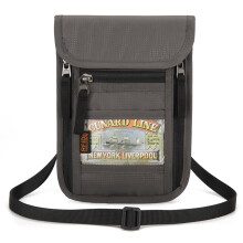 (Dark Grey) Secure Passport Wallet for Family Travel