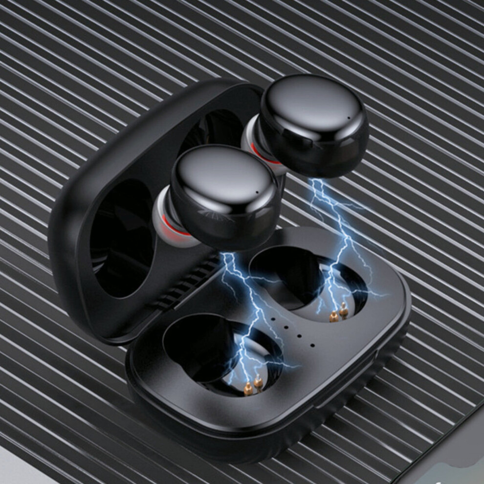 Wireless Bluetooth Earbuds With Breathing Lamp, Noise Reduction, Bass, Ipx4 Waterproof, Mic & Stereo—Compatible With Iphone/Android 9087558634896
