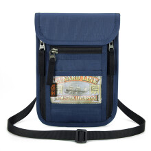 (Blue) Secure Passport Wallet for Family Travel