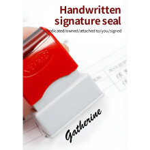 Teacher Name Ink Stamp Signature Calligraphy Selfing-Inking Personalized Stamp