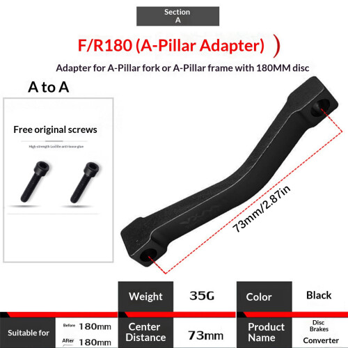 Bike Disc Brake Conversion Bracket Front Rear 160mm to 1
