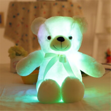 LED Induction Teddy Bear Plush Toy Glow 1pc