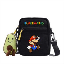Anime Mario Schultertasche, Umhängetasche – verstellbarer Riemen, kleine Reisetasche