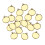 20pcs 10/12/14/16mm Brass Round Blank Cabochon Base Setting Trays 14mm 5