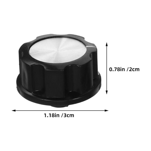 3pcs Timer Switch Knob For Air Fryer Replacement Parts Mechanical Control Knobs Universal Fit Black Knobs For Easy Adjustment Precise Cooking Control 1