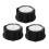3pcs Timer Switch Knob For Air Fryer Replacement Parts Mechanical Control Knobs Universal Fit Black Knobs For Easy Adjustment Precise Cooking Control 6