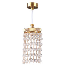1/12 Scale Miniature Crystal Chandelier For Doll House With LED Lighting Easy Installation Metal Craft Accessory