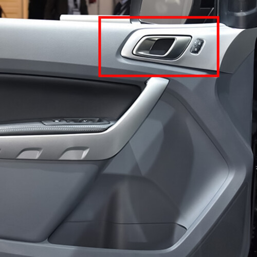 (Left) Poignées de Porte Argentées pour Mazda BT50 1