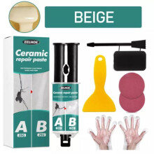(Cream Color) Tile Repair Glue Set - Waterproof Epoxy Grout Filler