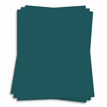 Dark Teal Blue Paper - 11 x 17 Gmund Colors Matt 81lb Text, 25 Pack