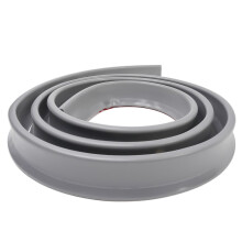 Customizable Length Silicone Water Stopper Strip for Shower Bathroom Kitchen Floor 50-300cm White Grey