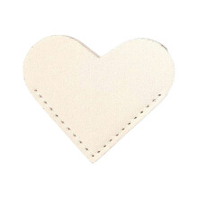 Leather Heart Corner Bookmarks - Winjeto Cute Page Markers for Book Lovers, Teachers and Students for School and Home Reading