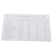 1Pcs Compact Measurement Conversion Chart Silver Rectangular Magnetic Attachment for Cooking Baking 4.3x3.3in