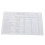 1Pcs Compact Measurement Conversion Chart Silver Rectangular Magnetic Attachment for Cooking Baking 4.3x3.3in 1