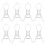 8Pcs Quilt Clips Towel Clips for Beach Chairs Double Thickness Plastic Windproof 3