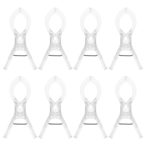 8Pcs Quilt Clips Towel Clips for Beach Chairs Double Thickness Plastic Windproof 2