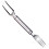 Watermelon Slicer Fork 2-in-1 Metal Fruit Cutter 7