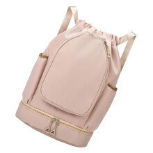 Tennis Backpack Decor Racket Shoulder Bag for Outdoor Activities Camping Gym Khaki