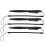 3 Pcs Resistive Screen Stylus Bracket Pin Pad Spring Wire Touch Pen Leopard Print Black 6