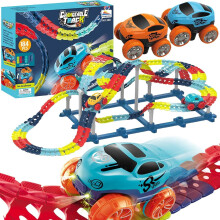 Anti-Gravity Race Track Set – Glow-in-Dark Flexible Track