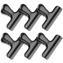 6 Pack Bag Clips, Stainless Steel Chip Clip, Chip Clips Bag Clips Food Clips, Bag Clips for Food