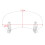 Adjustable Windshield Clip On Extension Spoiler Wind Deflector Fit For Harley 2