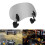 Adjustable Windshield Clip On Extension Spoiler Wind Deflector Fit For Harley 3
