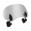 Adjustable Windshield Clip On Extension Spoiler Wind Deflector Fit For Harley 7
