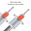 Soft Metal & Plastic Tapered Countersink Drill Bit Adjustable Limit 3.0x8mm 6