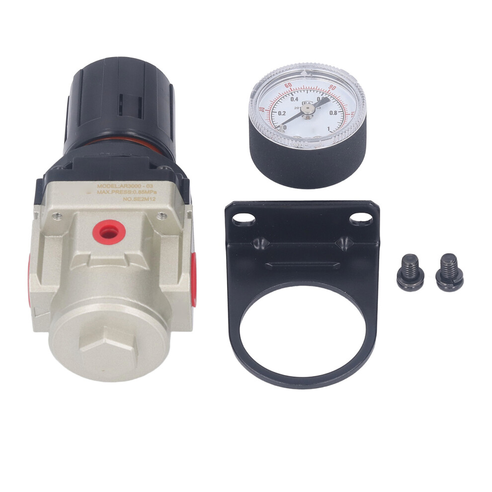 Air Pressure Regulator Npt3/8 Aluminum Alloy 0.05-0.85Mpa Full Sealing 4061387620195