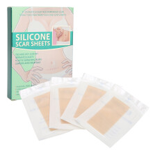Adesivos de silicone suaves para cicatrizes, melhoram a hidratação, auxiliam na recuperação natural e na regeneração da pele em cicatrizes