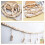 Wooden Photo Clips String with Beads Beige 6