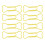 100pcs Black Bone Shape Paper Clips, Lightweight Document Organizer 16