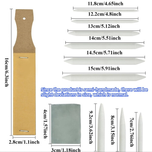 Paper Art Blenders for Charcoal Sketching 6 pcs 2