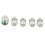 LR037026 Wheel Nut Lock Set for Velar 10