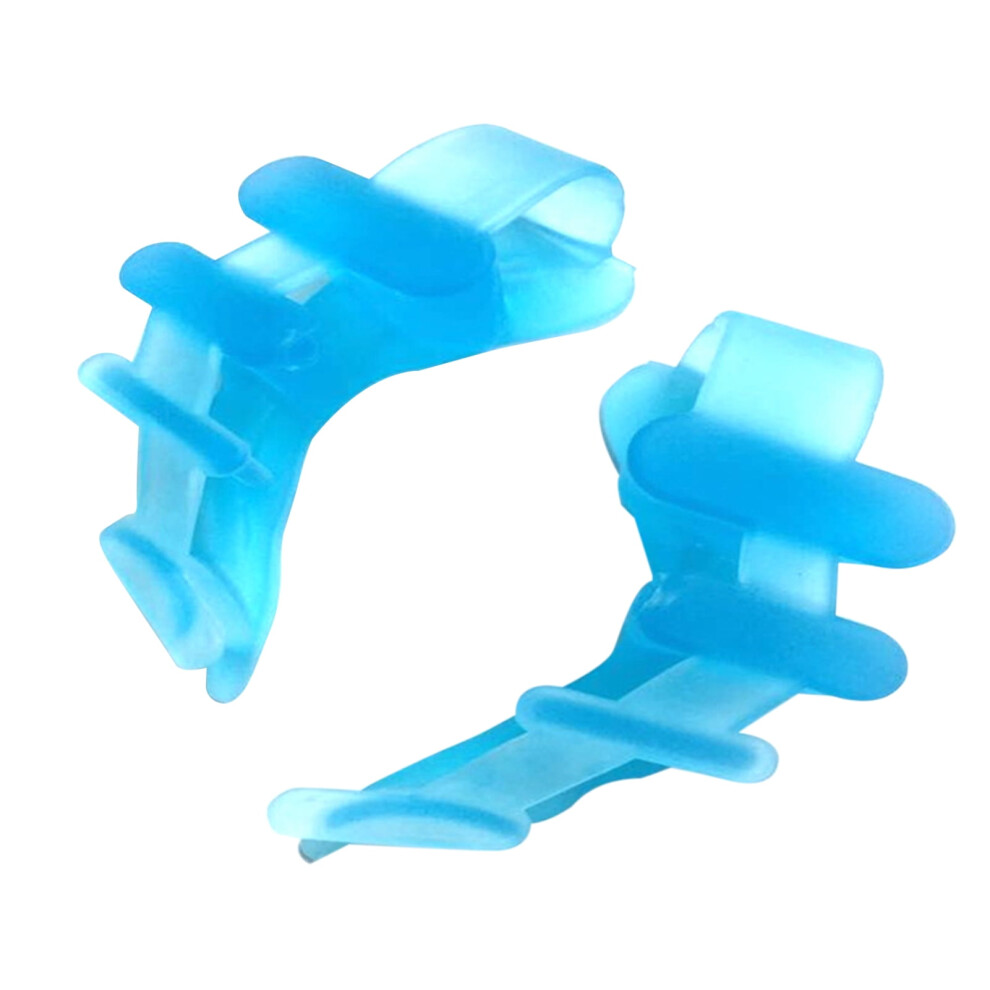 1 Pair Silicone Toe Separators Straightener Men Women Bunion Corrector Hammer Toe Spacers for Foot Fitness