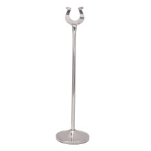 Premium Stainless Steel U‑Shaped Table Card Holder, Stable Base, Multi‑Use Clamp for Business Cards, Numbers, Photos & Wedding Sign