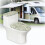 Polyester Daisy Pattern Bathroom Toilet Cover Set 2 Pieces 6