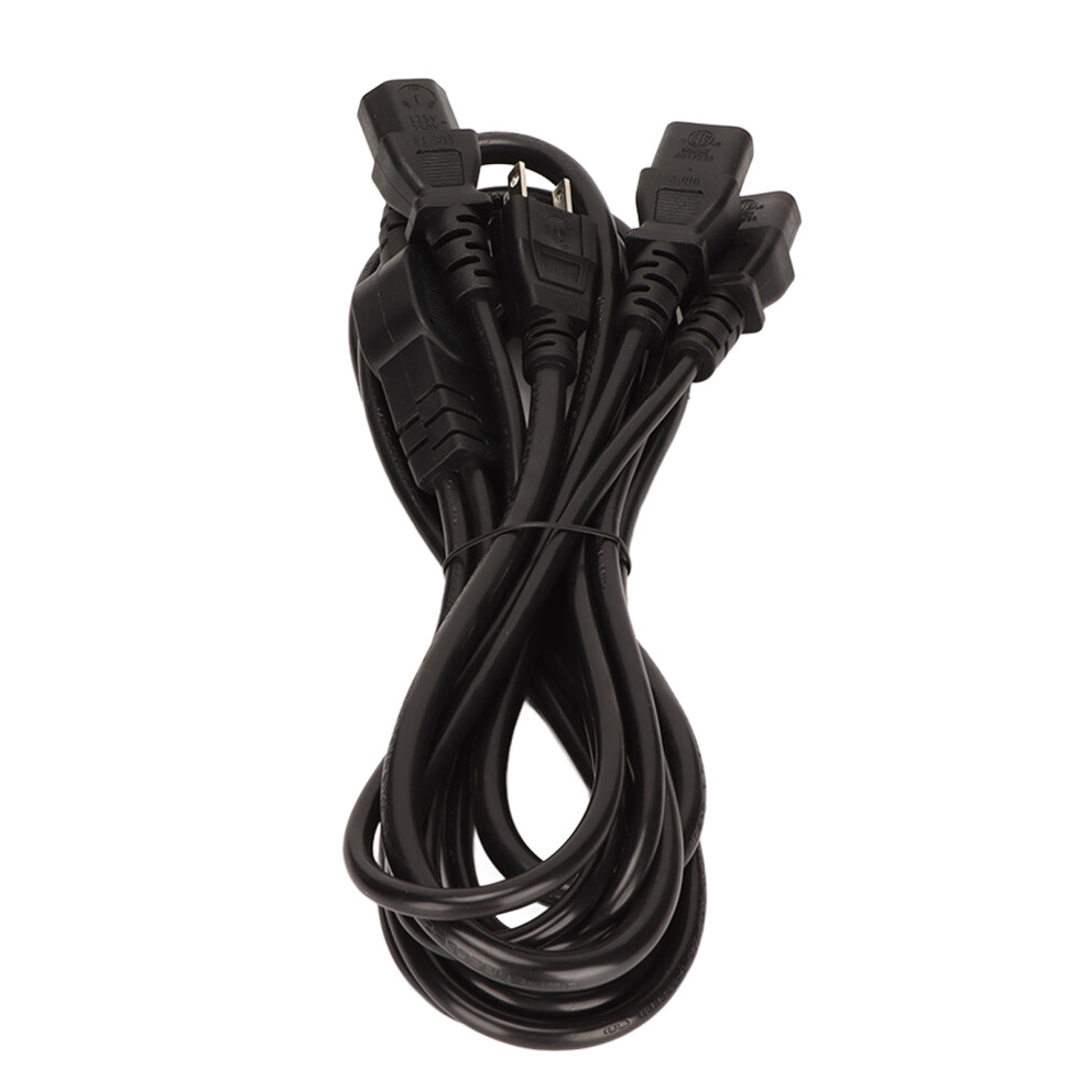 Power Cord Splitter For Desktop Mainframes, Voltage Compatibility Ensures Reliable Power Delivery, Genuine Seller Offers Lifetime Warranty, 9357860422222