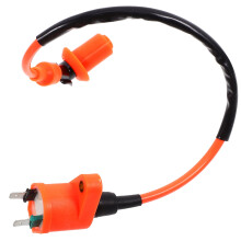 Orange Plastic Ignition Coil for Motorcycle 1 Pack 9.4 x 2