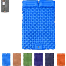 Travel Air Mattress – Waterproof, Foldable Inflatable Sleeping Pad for Camping, Hiking, Backpacking & Picnics