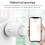 Tuya Wireless ZigBee Temperature Control Valve Radiator Actuator Intelligent TRV Temperature Control Valve 4 Pack 5