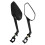 Electric Bike Handlebar Mirrors ABS Black 1 Set 1