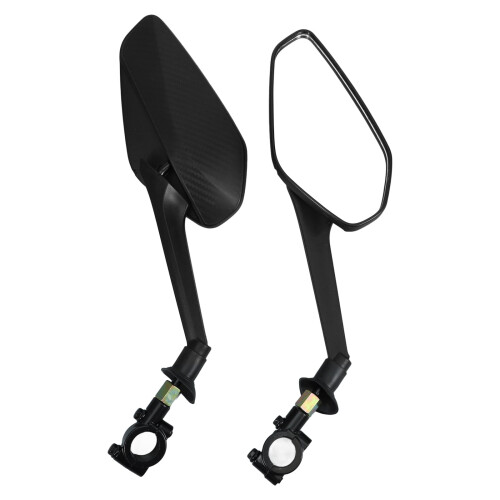 Electric Bike Handlebar Mirrors ABS Black 1 Set